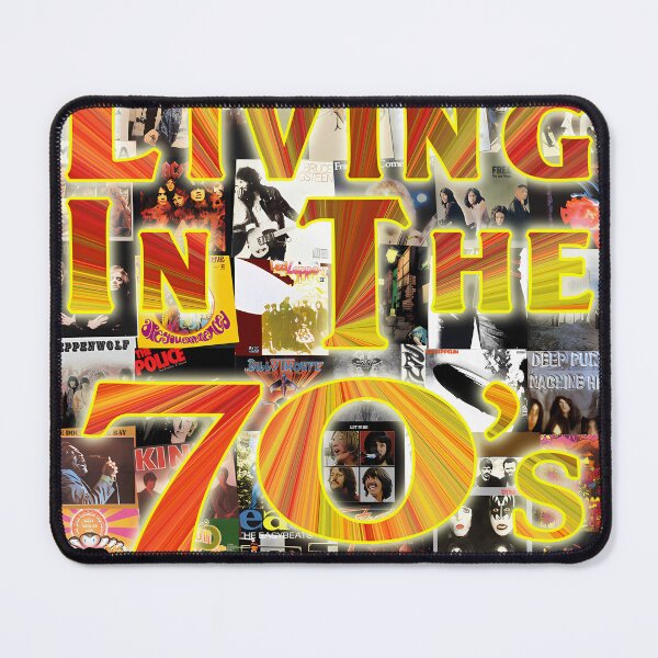 Item preview, Living In The 70'S - Band Art designed and sold by MargaudLeveque.