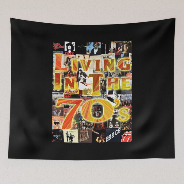 Item preview, Living In The 70'S - Band Art designed and sold by MargaudLeveque.