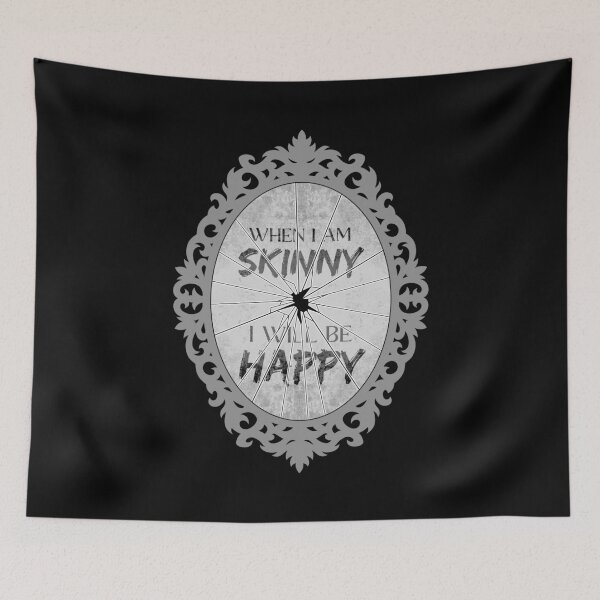 Item preview, Anorexia Recovery Mirror | Eating Disorders Awareness designed and sold by ObsidianDaz.