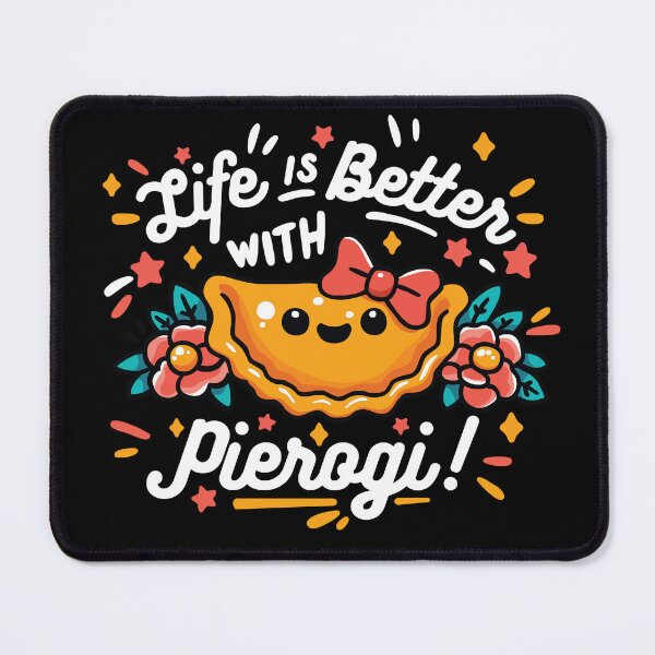 Item preview, Life is better with Pierogi Funny Gifts For Polish Food Lovers designed and sold by CowCanvas.
