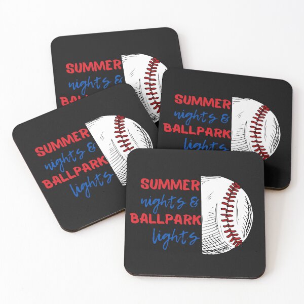 Item preview, Summer Nights and Ballpark Lights Baseball Design designed and sold by AlienOccupation.