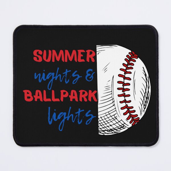 Item preview, Summer Nights and Ballpark Lights Baseball Design designed and sold by AlienOccupation.
