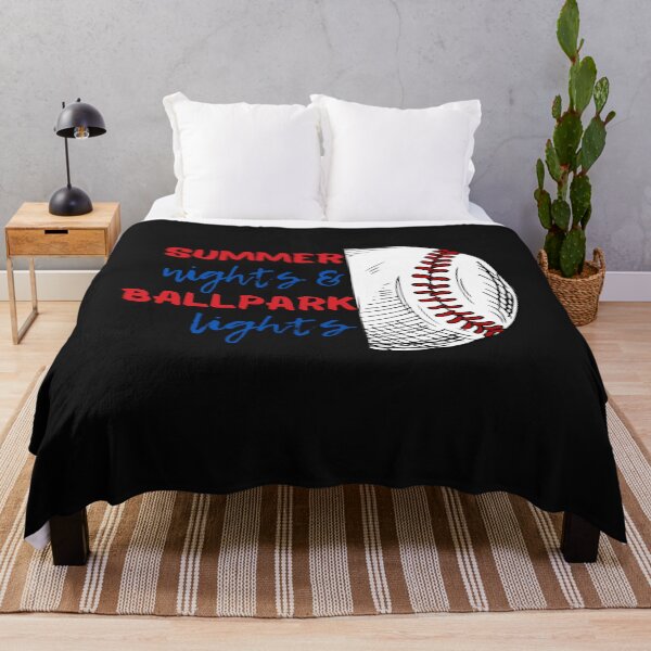 Item preview, Summer Nights and Ballpark Lights Baseball Design designed and sold by AlienOccupation.