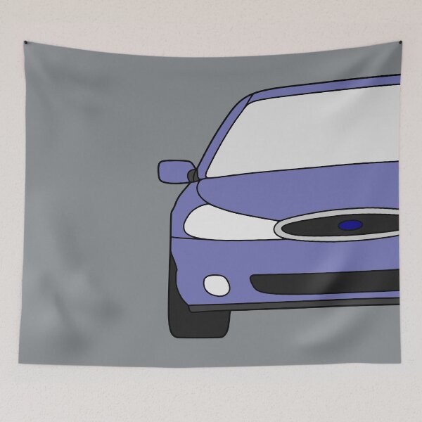 Item preview, Ford Mondeo Mk2 front squared mistral blue designed and sold by EdimDesign.