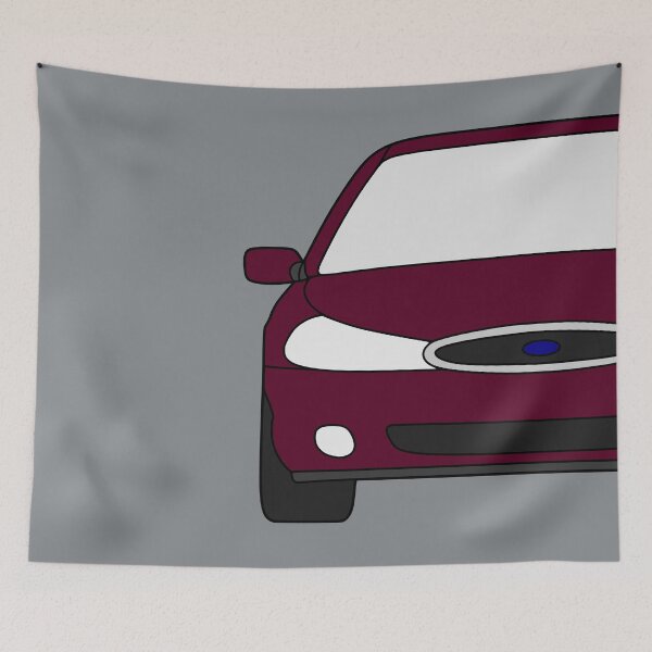 Item preview, Ford Mondeo Mk2 front squared aubergine designed and sold by EdimDesign.