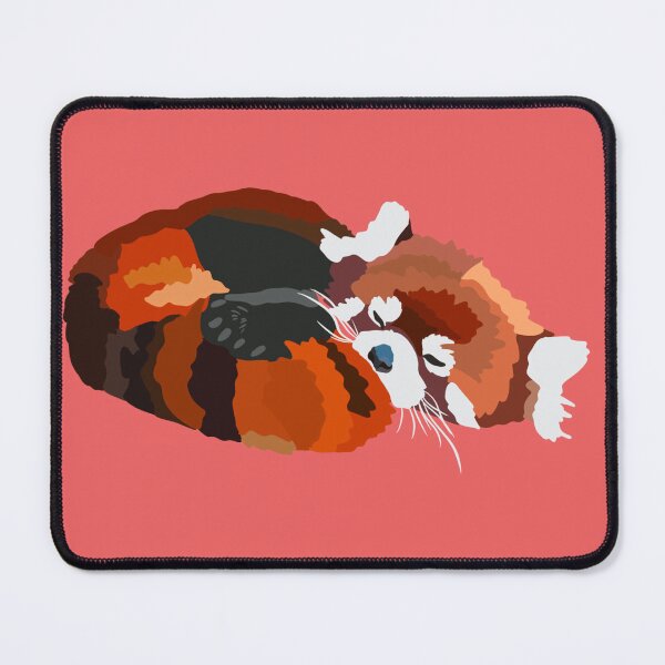 Item preview, R is for Red Panda,Red Panda Illustration – Adorable and Playful Forest Mammal Artwork designed and sold by PrettylittlepastelUk.