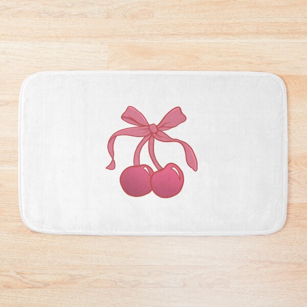 Item preview, Pink cherries with bow. Sticker designed and sold by ForestWitchShop.