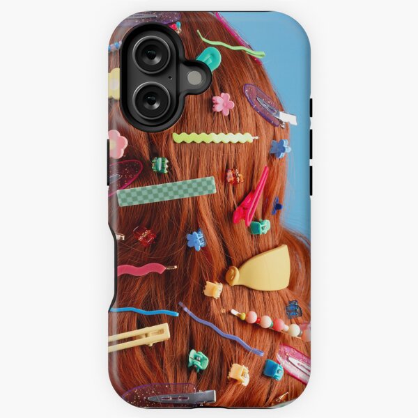Mosaic of hair clips Funda resistente para iPhone