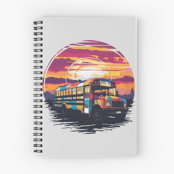 Item preview, skoolie with a sunset backdrop isolated  designed and sold by Firas Aljazzar.