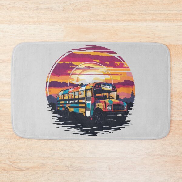 Item preview, skoolie with a sunset backdrop isolated  designed and sold by Firas Aljazzar.