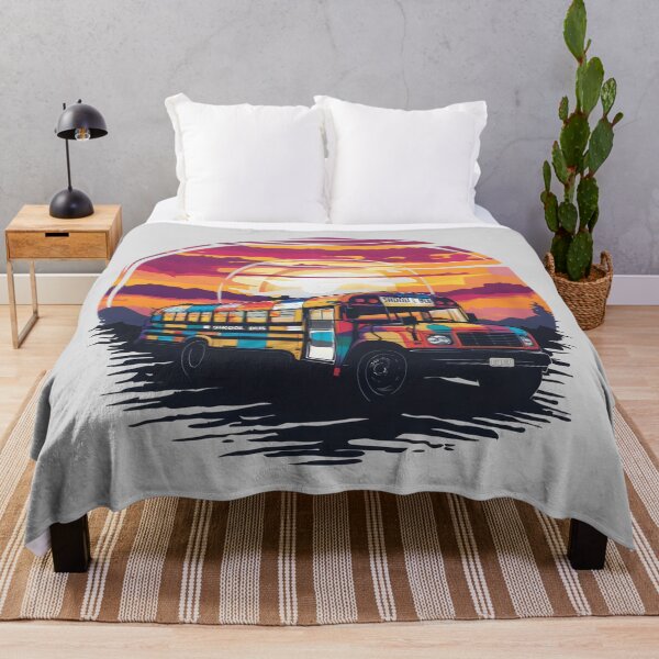 Item preview, skoolie with a sunset backdrop isolated  designed and sold by Firas Aljazzar.