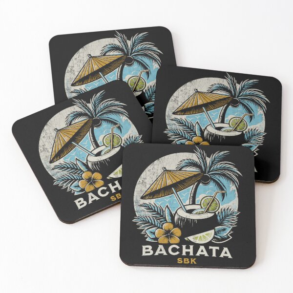 Item preview, Bachata Summer Pool Party Retro Vintage Style Tropical Beach Cocktail | Bachata Kizomba Salsa designed and sold by SimpleCosyLifee.