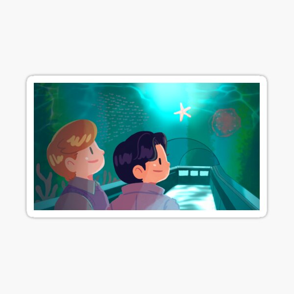 Aquarium Underwater Watch - Gay Art Sticker