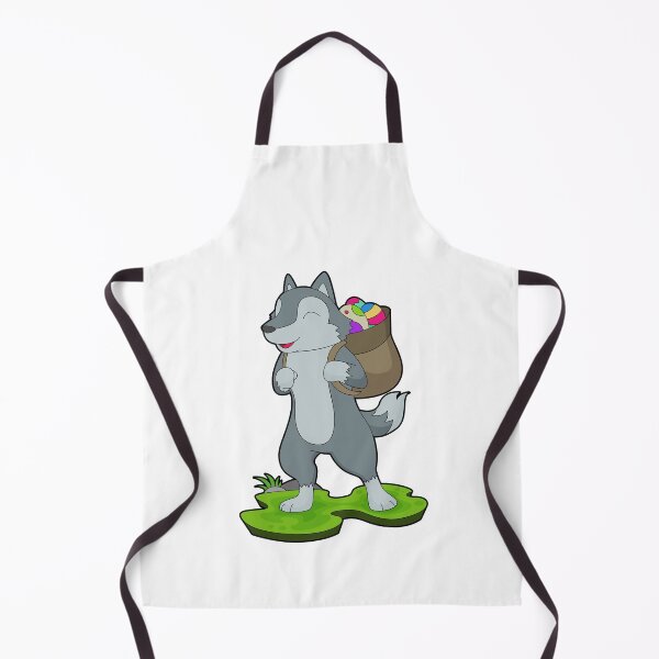 Aperçu de l'œuvre Wolf Easter Easter eggs Backpack créée et vendue par Snabdesign84.