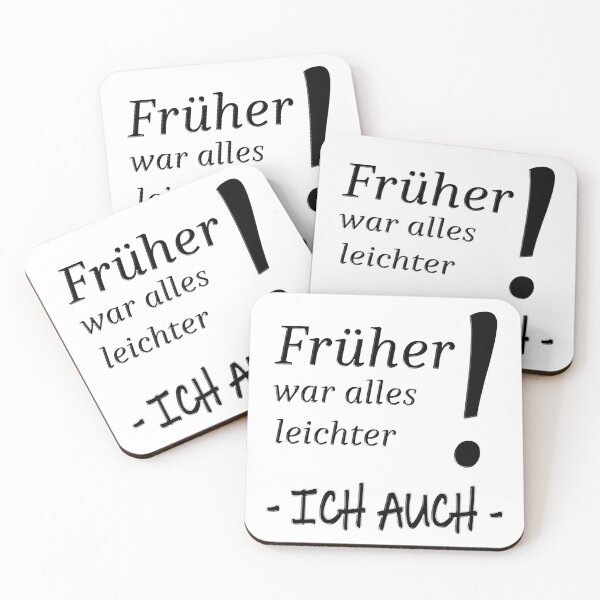 Artikelvorschau, Früher war alles leichter ... entworfen und verkauft von ARTmanhART.