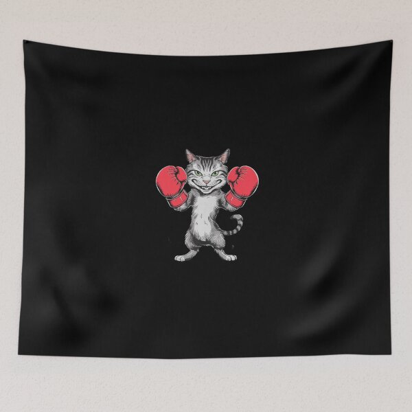 Item preview, Funny Kickboxing Or Boxing Boxer Cat designed and sold by love3617.