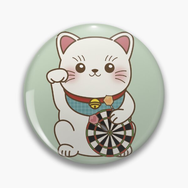 Item preview, Lucky Cat Loves Darts! designed and sold by love4darts.