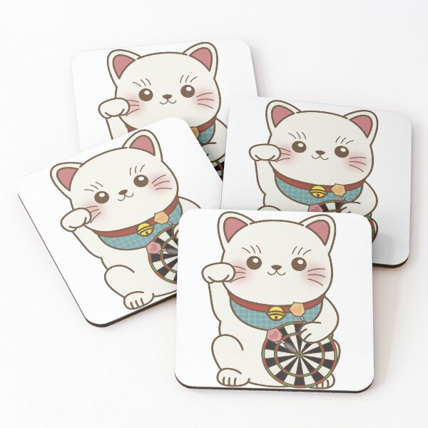 Item preview, Lucky Cat Loves Darts! designed and sold by love4darts.