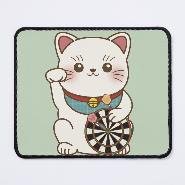 Item preview, Lucky Cat Loves Darts! designed and sold by love4darts.