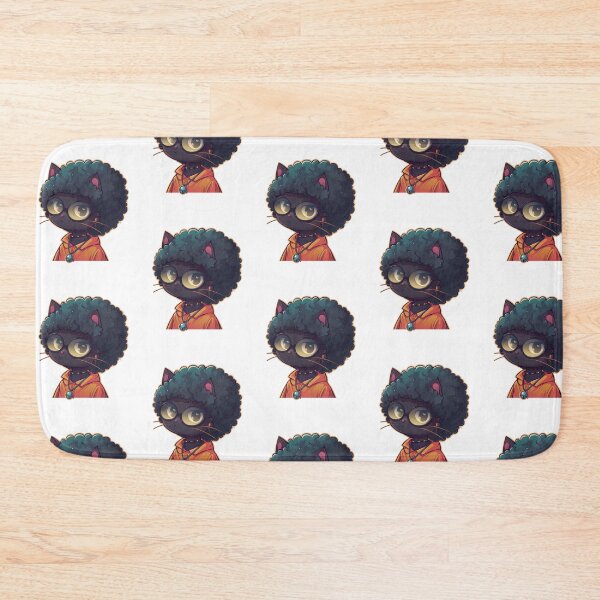 Item preview, Funky cat with afro  designed and sold by FlawlessDraft.