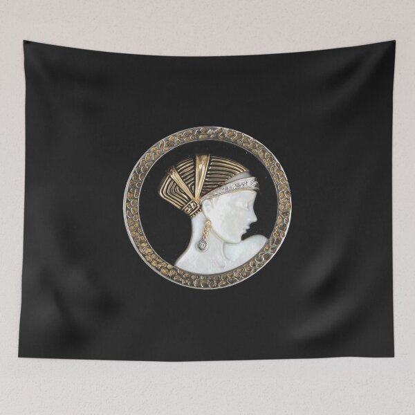 Item preview, Erte vintage art deco pin designed and sold by CJVisions.