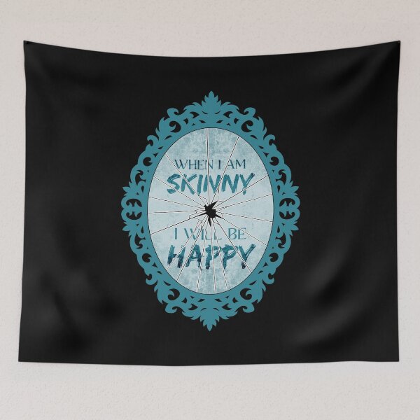 Item preview, Anorexia Recovery Mirror | Eating Disorders Awareness designed and sold by ObsidianDaz.
