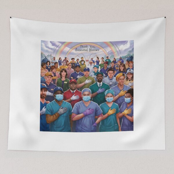 Item preview, Heroes Among Us: Honoring Essential Workers designed and sold by KNAA.