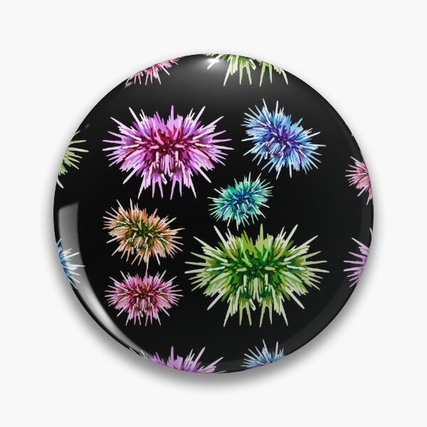 Item preview, S is for Sea Urchin, Sea Urchin Illustration – Unique and Spiky Marine Creature Artwork designed and sold by PrettylittlepastelUk.