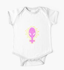 Funny Outer Space Astronaut Apparel One Piece - Short Sleeve