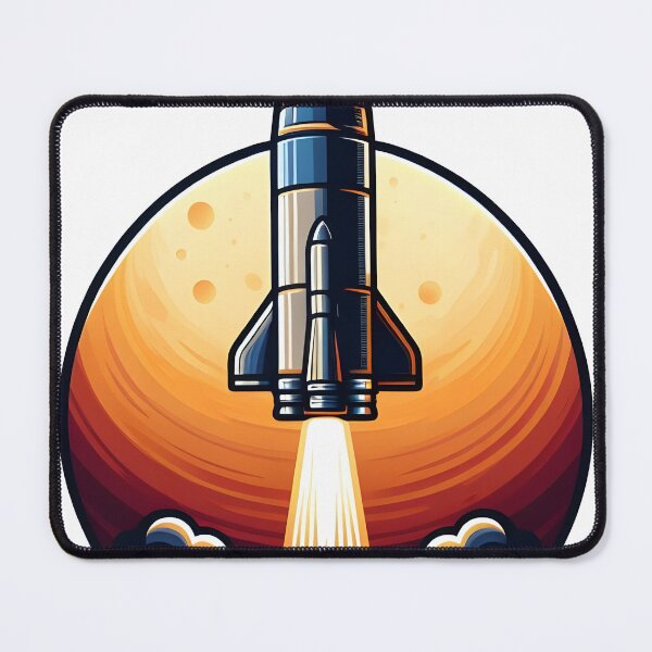 Item preview, sticker of Launching of Rocket from Launch Pad designed and sold by creativekrish.