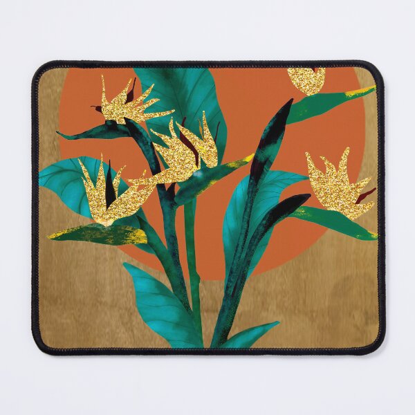 Item preview, Bird of Paridise with gold flowers designed and sold by mjmaione.