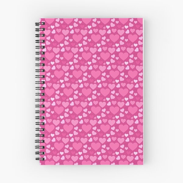 Item preview, Pink colored hearts seamless pattern background designed and sold by SpinklyCreations.