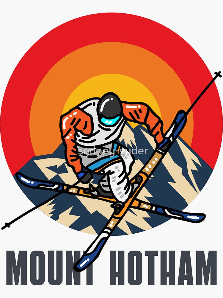 Thumbnail 3 of 3, Sticker, Mount Hotham designed and sold by sydney-syder.