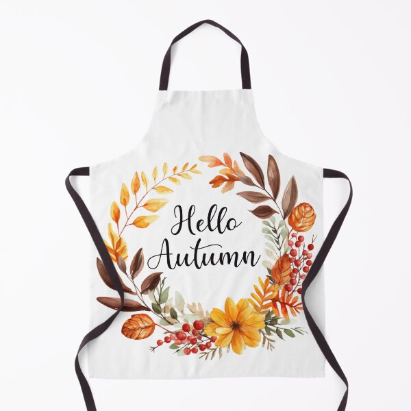 Item preview, Hello Autumn wreath designed and sold by Chestnut Falls Studio.