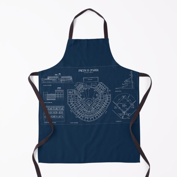 Item preview, PETCO Park (Navy Blueprint) designed and sold by BGALAXY.