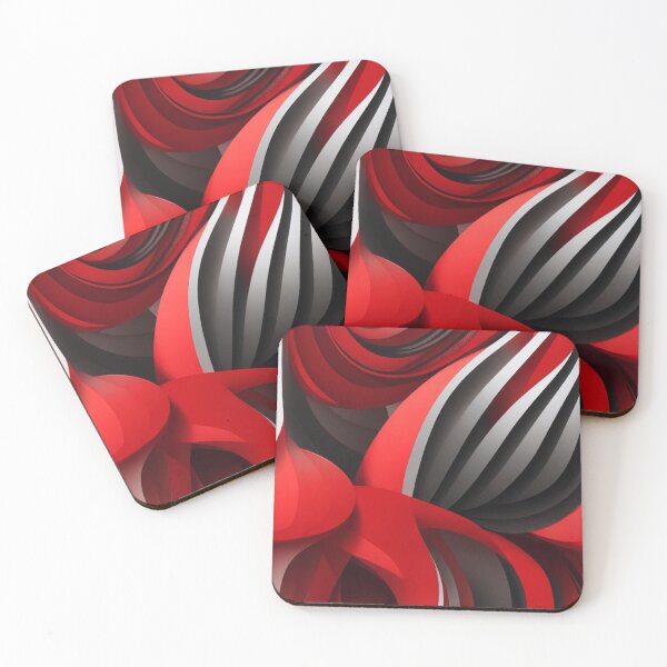 Item preview, Lines of Black and Red designed and sold by Myriam Iart.