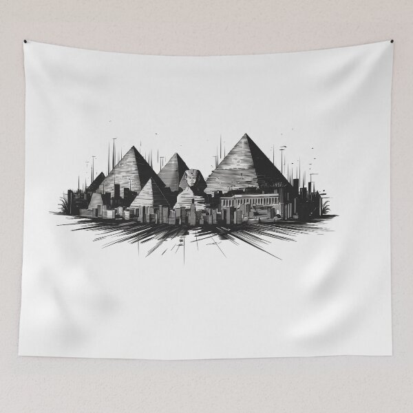 Item preview, the Egyptian pyramids designed and sold by Nayfa.