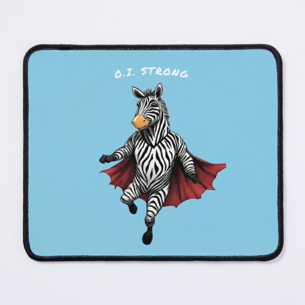 Item preview, OI strong Super Zebra - OI Awareness designed and sold by ZebraKnees.