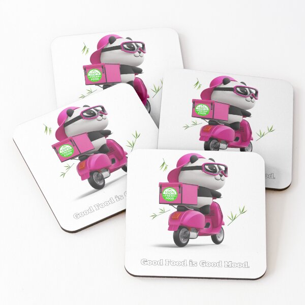 Item preview, Fast Delivery Panda on Scooter designed and sold by Mali's Giggle Lab.