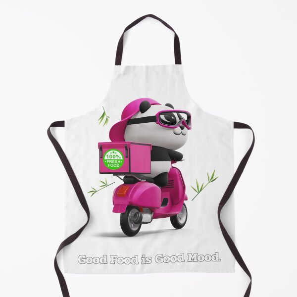Item preview, Fast Delivery Panda on Scooter designed and sold by Mali's Giggle Lab.