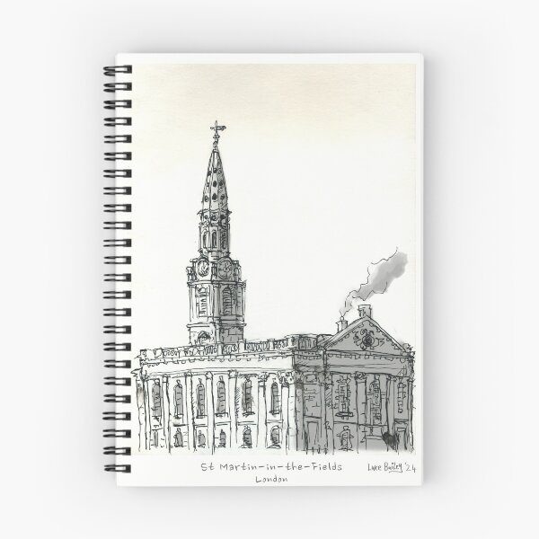 Item preview, Saint Martin In The Fields , London , Pen and Ink designed and sold by Luke Bailey.
