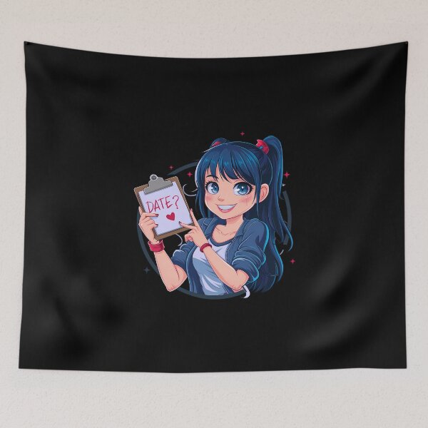 Item preview, Anime Girl Want Date designed and sold by zaqare.