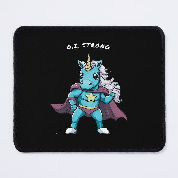 Item preview, OI strong Super Unicorn - OI Awareness designed and sold by ZebraKnees.
