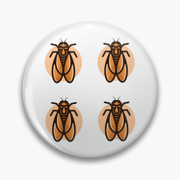 Item preview, Cicada vector 4 pieces pack designed and sold by EmeraldeaArt.