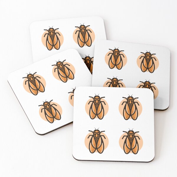 Item preview, Cicada vector 4 pieces pack designed and sold by EmeraldeaArt.