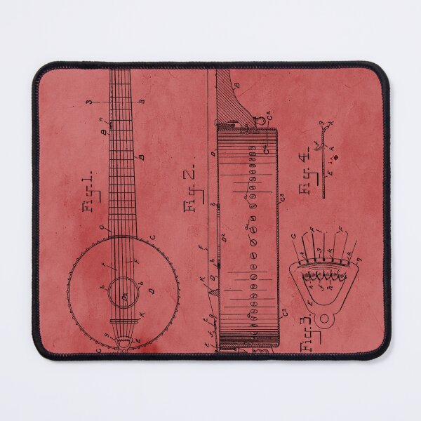 Item preview, Vintage Rose Banjo Patent designed and sold by JoolyA.
