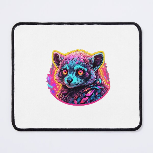 Item preview, Colorful lemur face designed and sold by LevCreates.