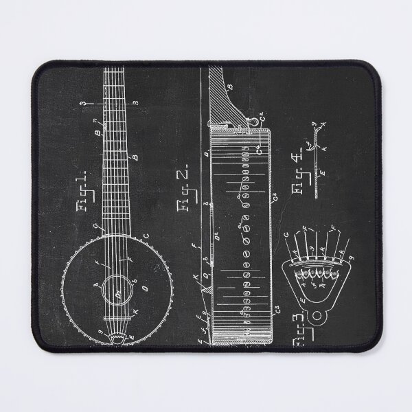 Item preview, Chalkboard Banjo Patent designed and sold by JoolyA.
