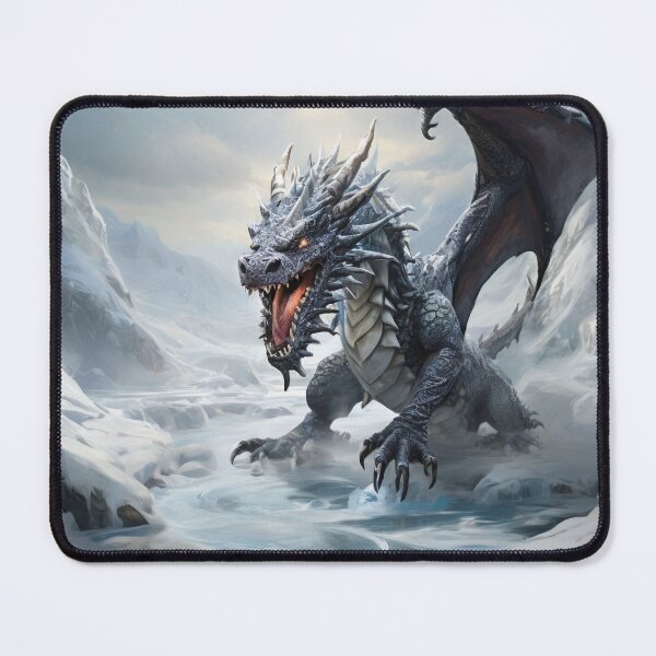 Item preview, Glacial Guardian: Snow Dragon's Journey designed and sold by MysticFable.