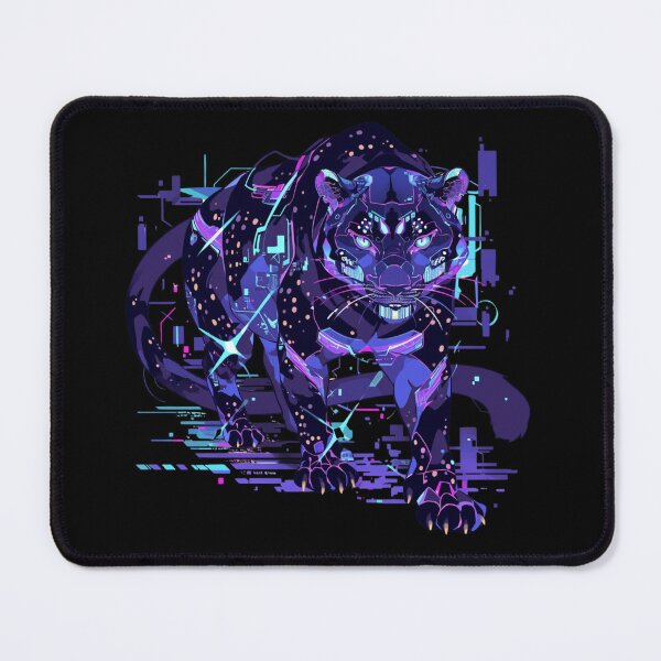 Item preview, Cyber Black Panther // Black Panther // Cool Animal // Cyber Animal // Future Animal Art // Animal Warrior // Animal Cute Art // Gaming Aesthetic stickers designed and sold by SMARTKIT  DESIGNAGENCY.